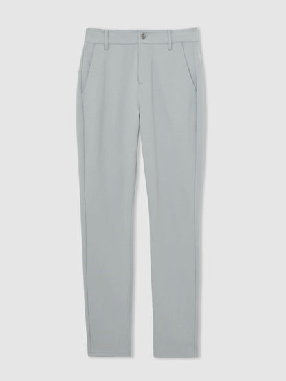 Paige Slim-Fit Stretch Trousers in Moon Shadow Blue Men | Reiss