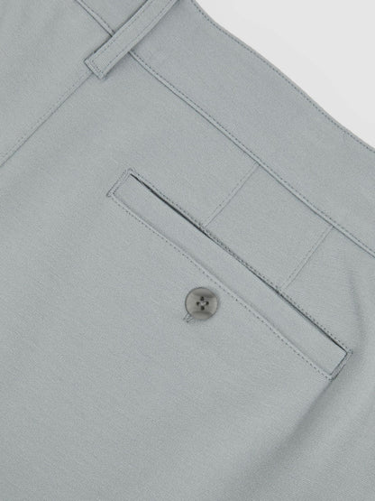 Paige Slim-Fit Stretch Trousers in Moon Shadow Blue Men | Reiss