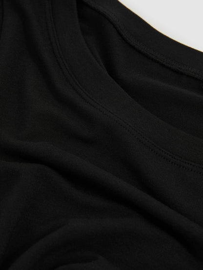 Short Sleeve T-Shirt in Black Women | Reiss