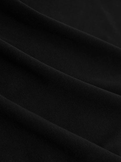 Brushed-Cotton V-Neck T-Shirt in Black Women | Reiss