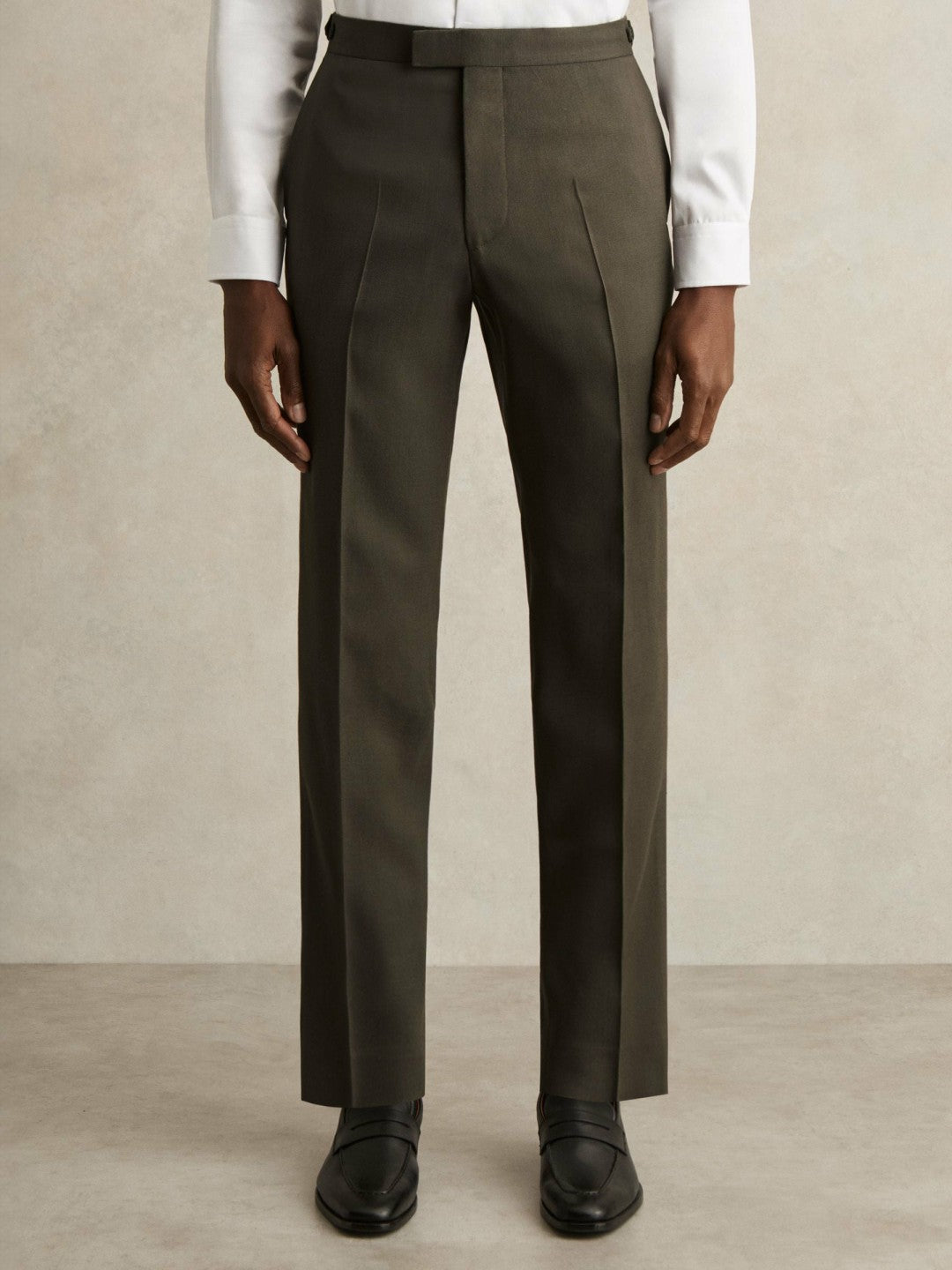 Slim-Fit Suit Trousers in Dark Green Men | Reiss