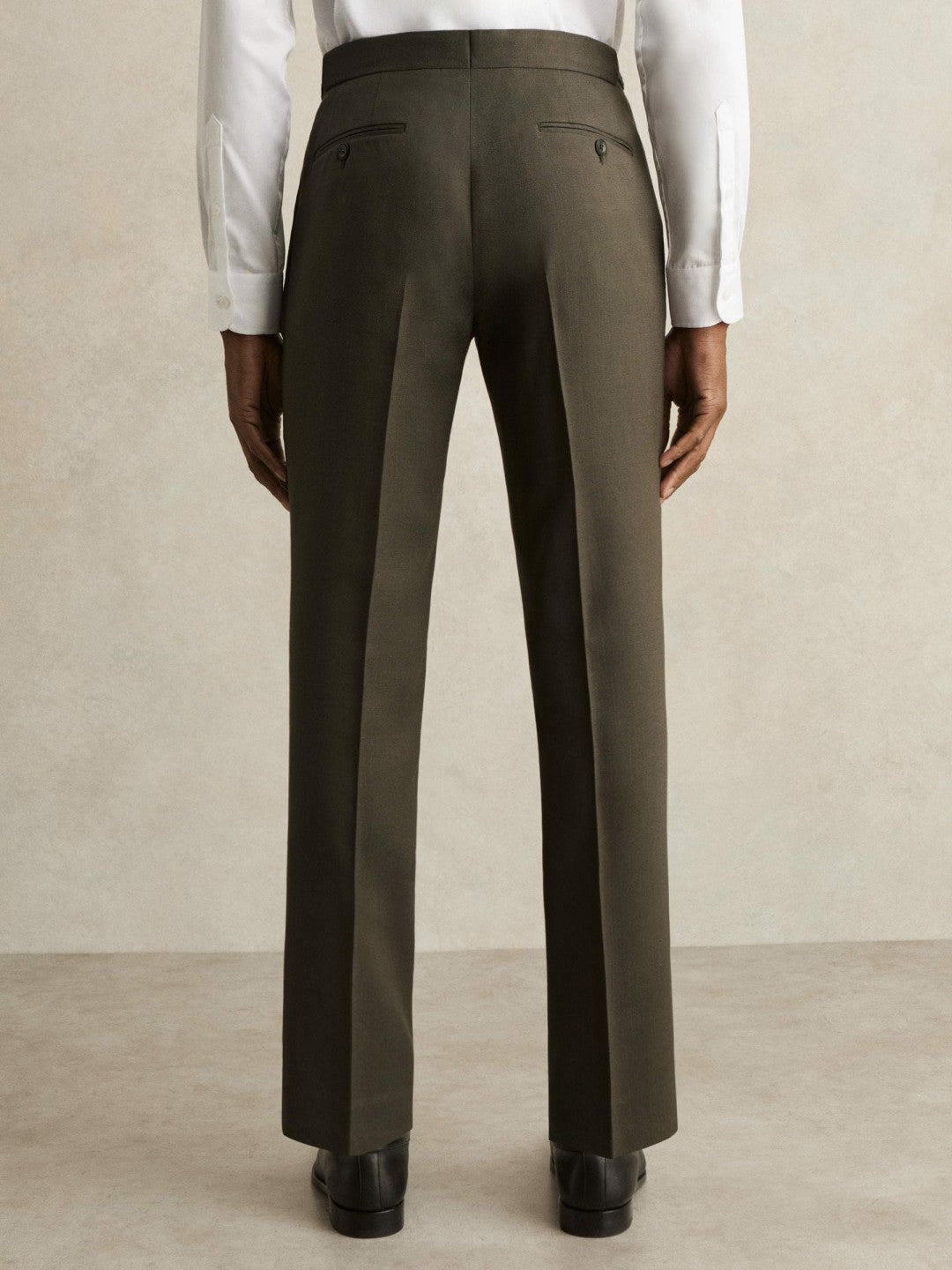 Slim-Fit Suit Trousers in Dark Green Men | Reiss