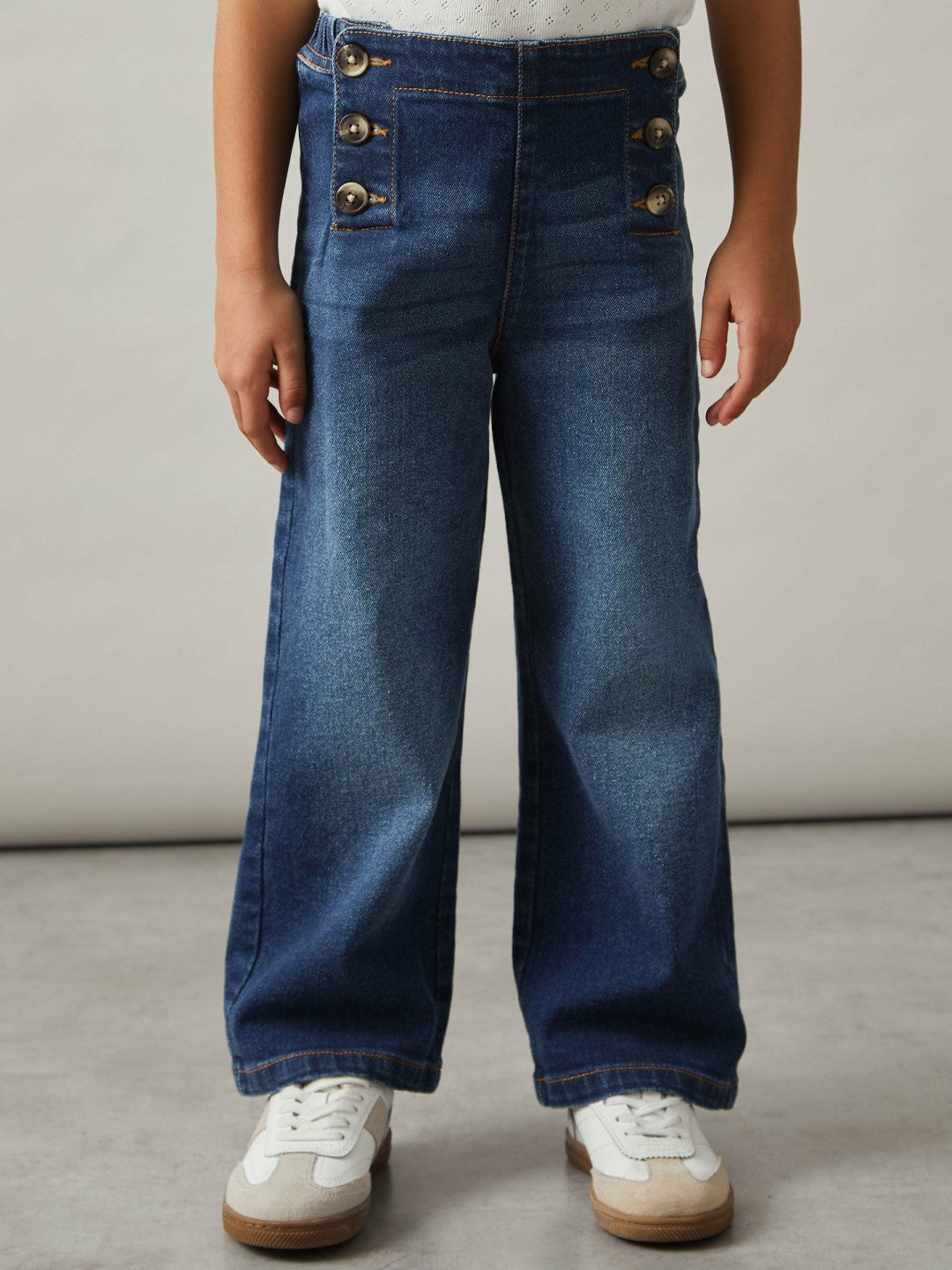 Straight-Leg Sailor Jeans in Blue Children & Baby | Reiss