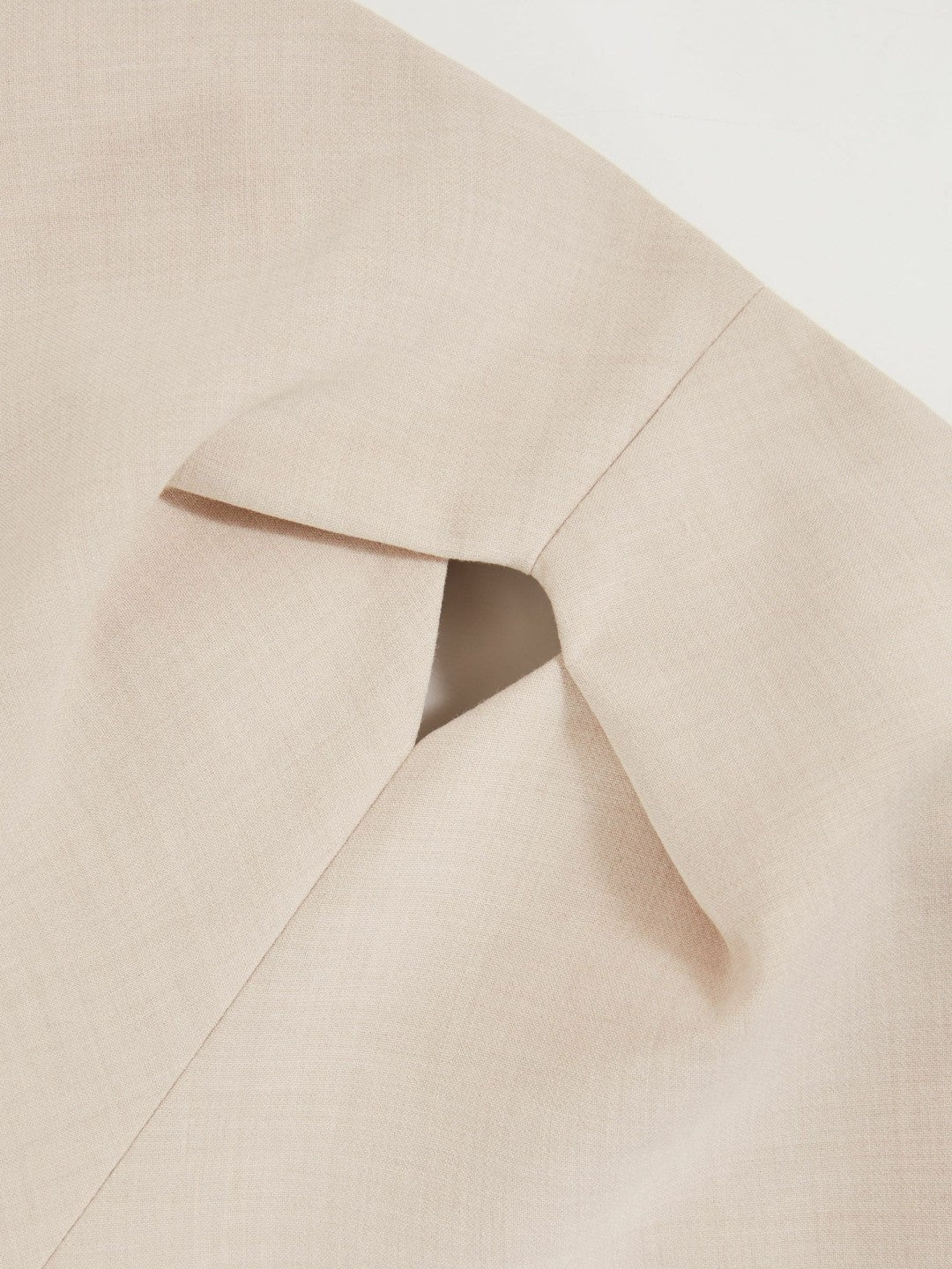 Double Strap Cut Out Midi Dress in Stone Neutral Women | Reiss