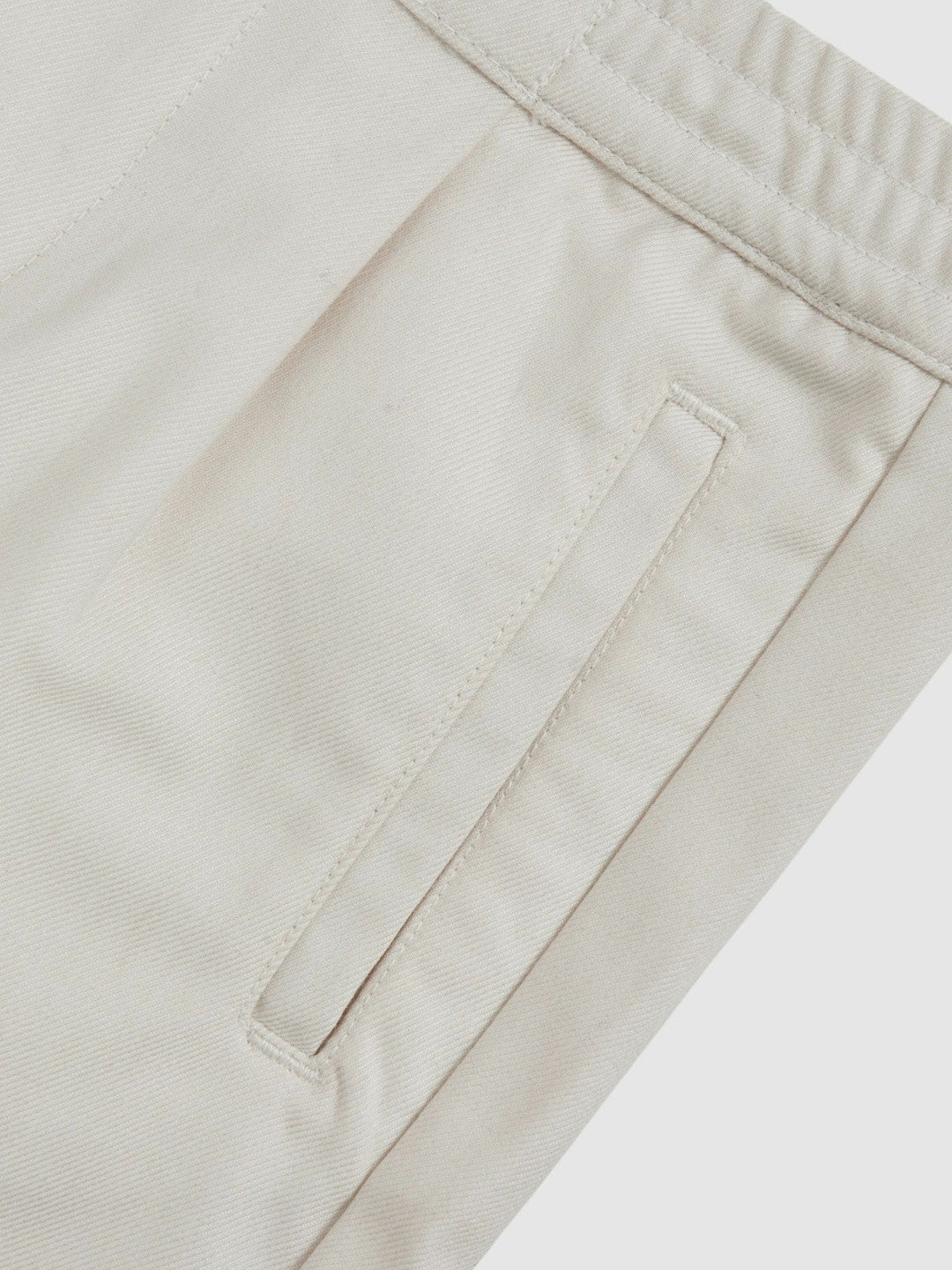 3-9 yrs Relaxed Drawstring Shorts in Off White Children & Baby | Reiss