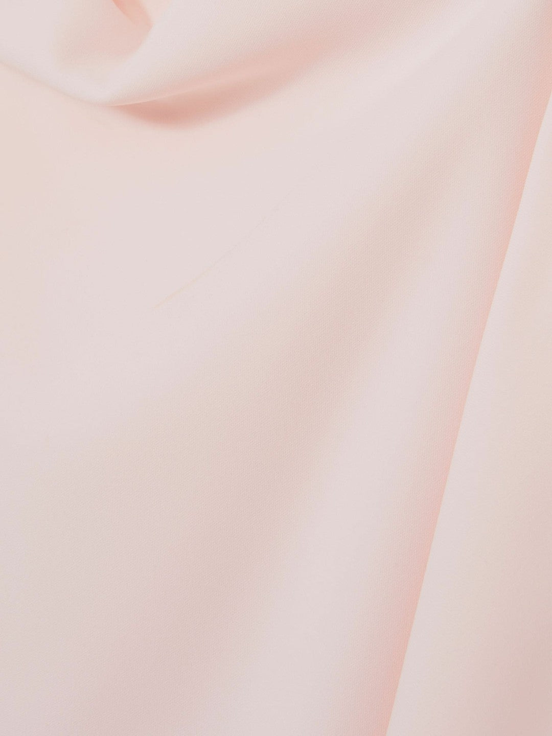 Draped-Front High-Neck Midi Dress in Pale Pink Women | Reiss