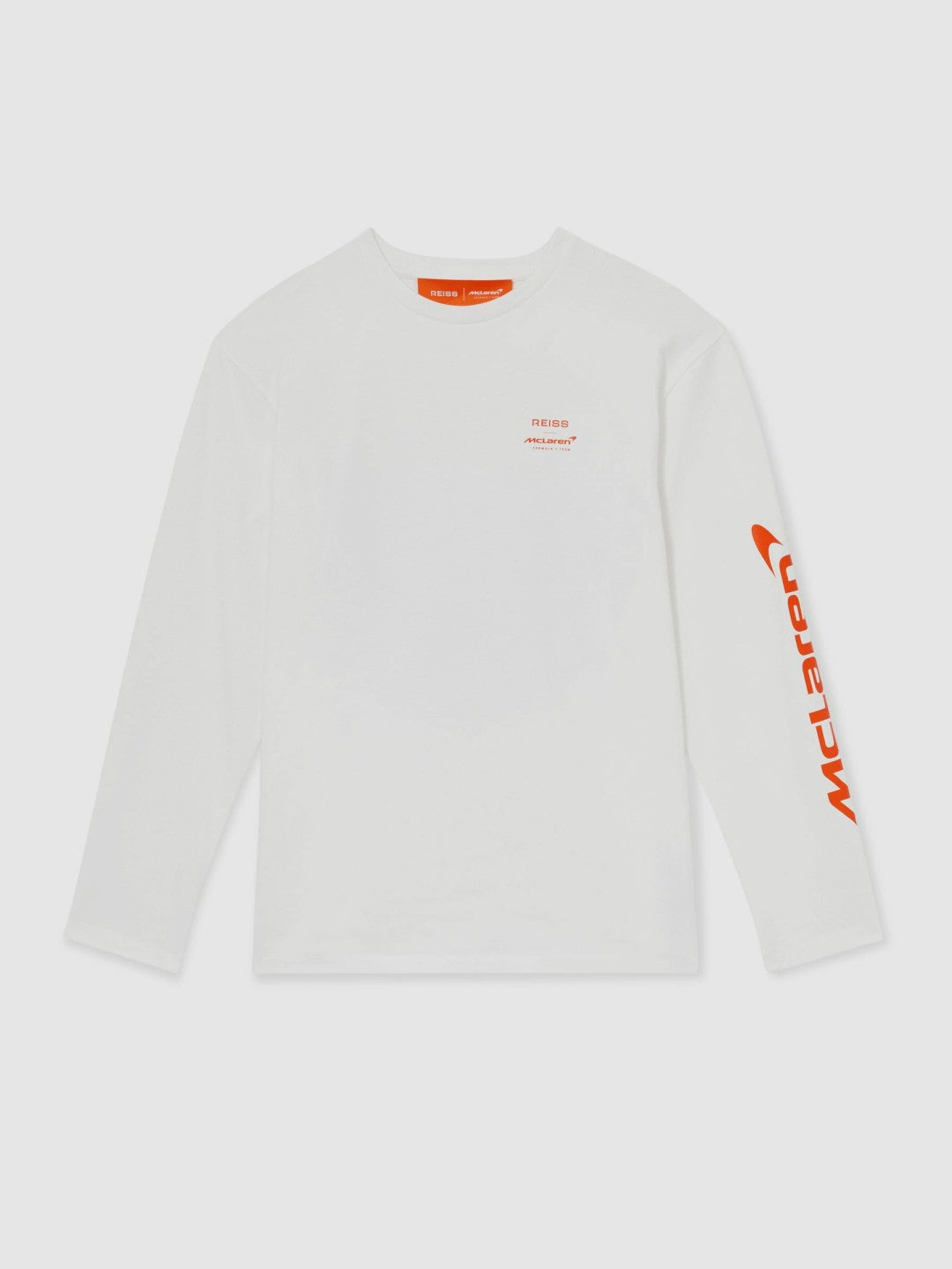 Unisex Fit McLaren F1 Team Tyre-Print T-Shirt in White Men | Reiss