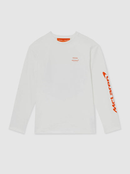 Unisex Fit McLaren F1 Team Tyre-Print T-Shirt in White Men | Reiss