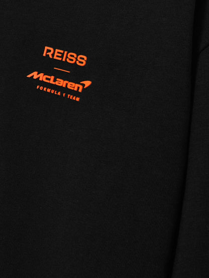 Unisex Fit McLaren F1 Team Tyre-Print T-Shirt in Black Men | Reiss