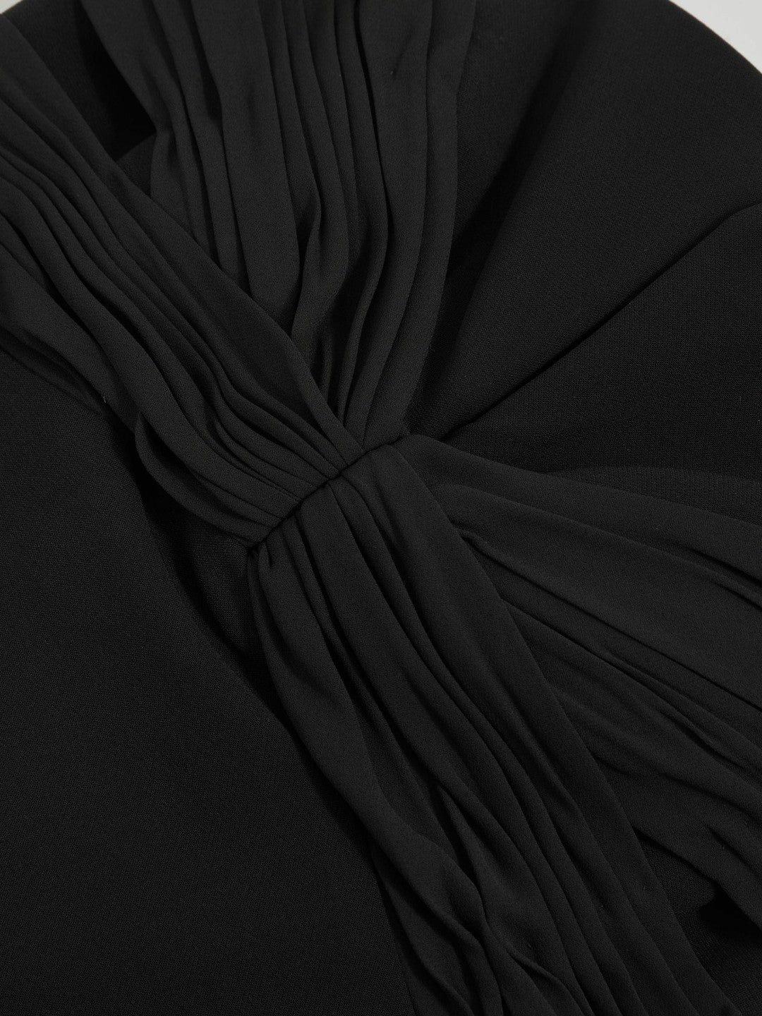 Halston Strapless Crepe Midi Dress in Black Women | Reiss