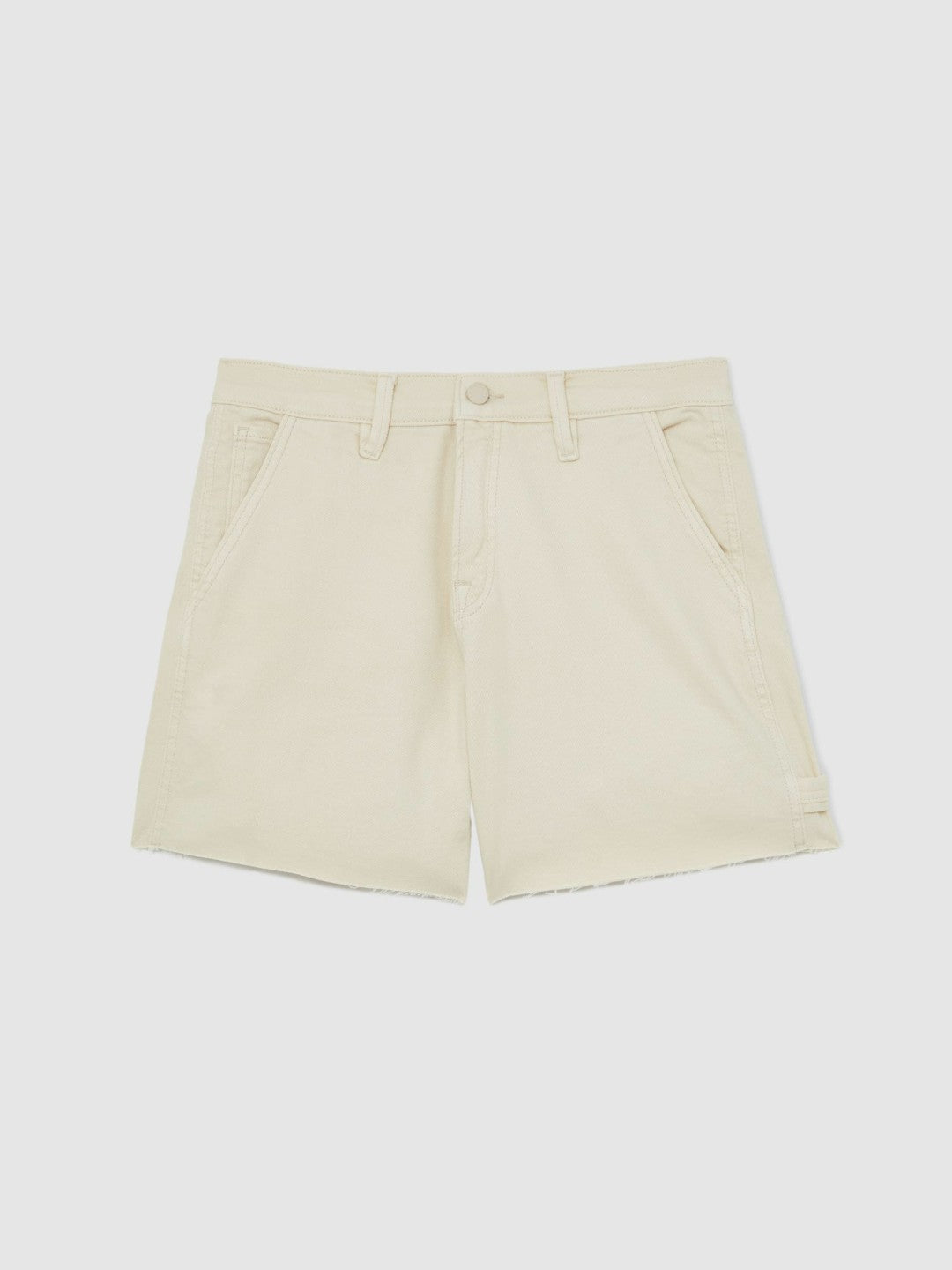 90S Long Shorts in Ecru Women | Reiss