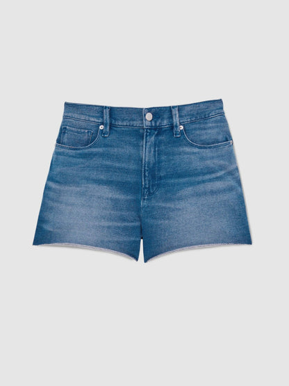 100% Cotton Shorts in Indigo Blue Women | Reiss