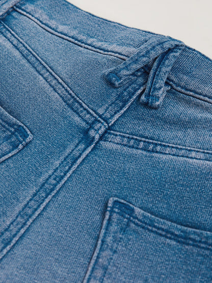 100% Cotton Shorts in Indigo Blue Women | Reiss