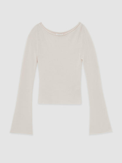 100% Cotton Jumper in Ecru Women | Reiss