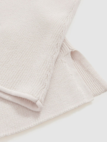 100% Cotton Jumper in Ecru Women | Reiss