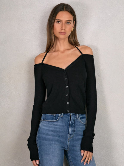 100% Cotton Jumper in Black Women | Reiss