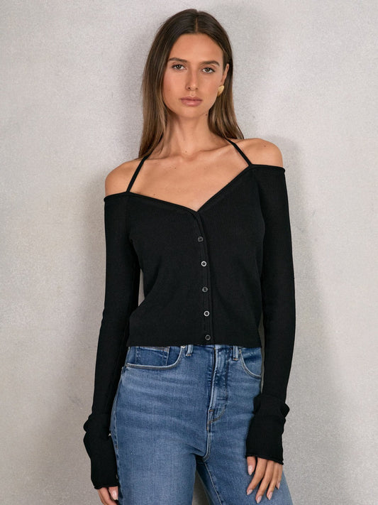 100% Cotton Jumper in Black Women | Reiss