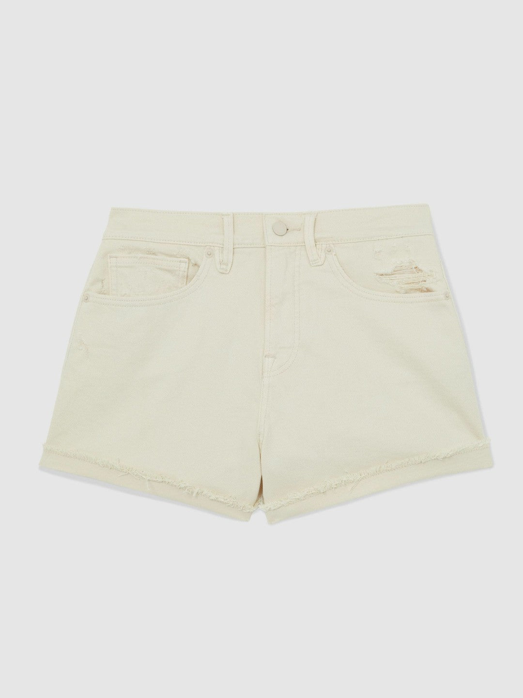 90S Shorts in Ecru Women | Reiss