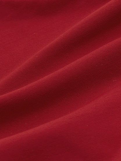 Fixed-Side Bikini Bottoms in Dark Red Women | Reiss