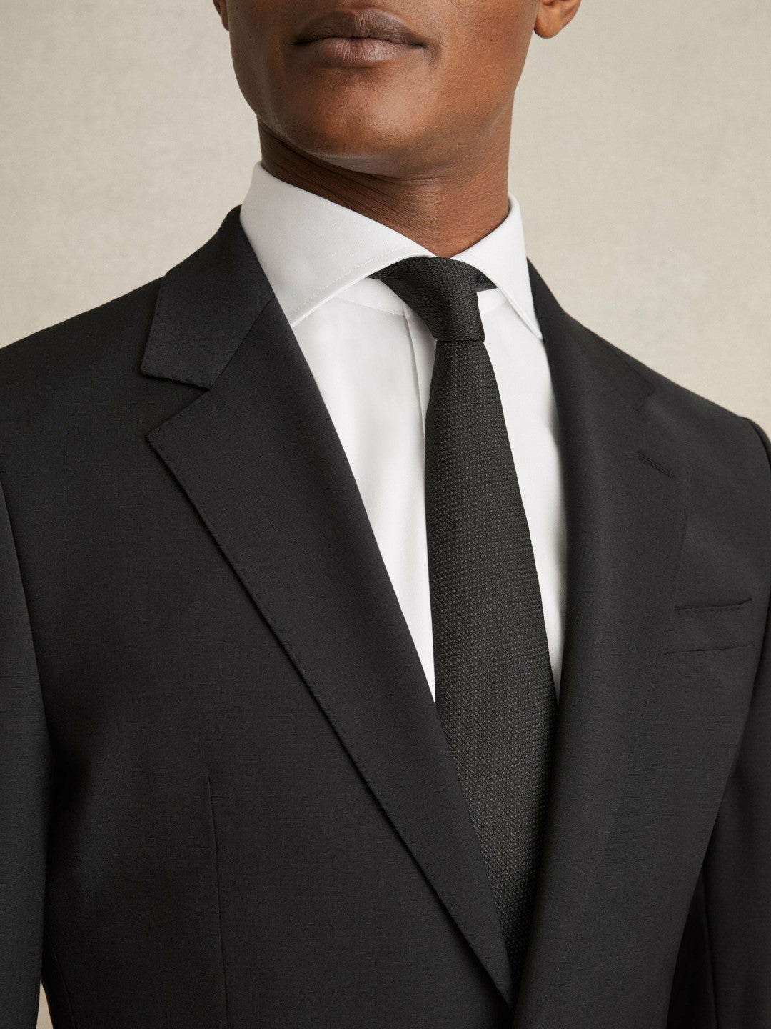 Regular Fit Slim-Fit Cotton Double-Cuff Shirt in White Men | Reiss