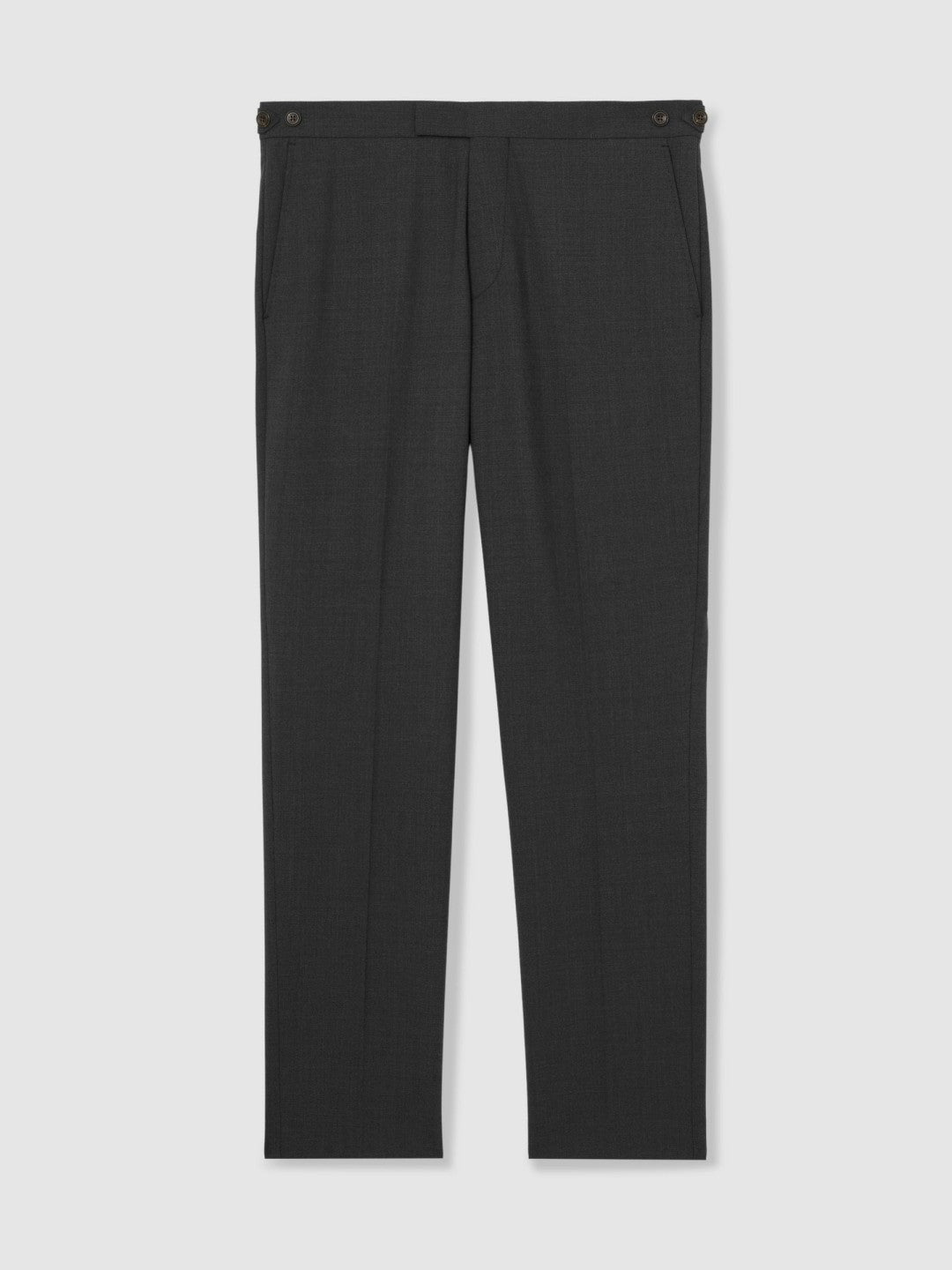 Slim-Fit Wool-Blend Suit Trousers in Grey Men | Reiss