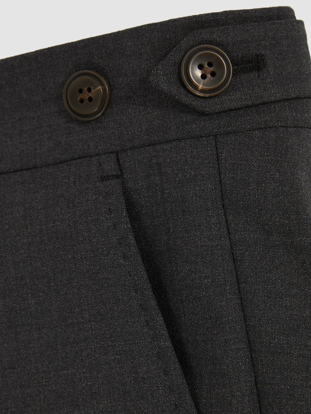 Slim-Fit Wool-Blend Suit Trousers in Grey Men | Reiss