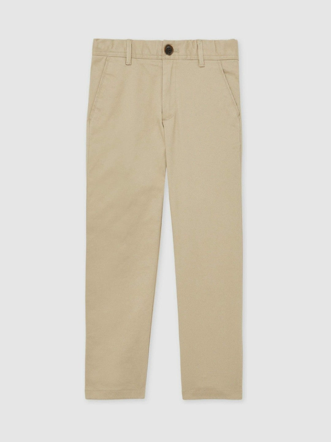 9-13 yrs Slim Fit Casual Chinos in Stone Children & Baby | Reiss