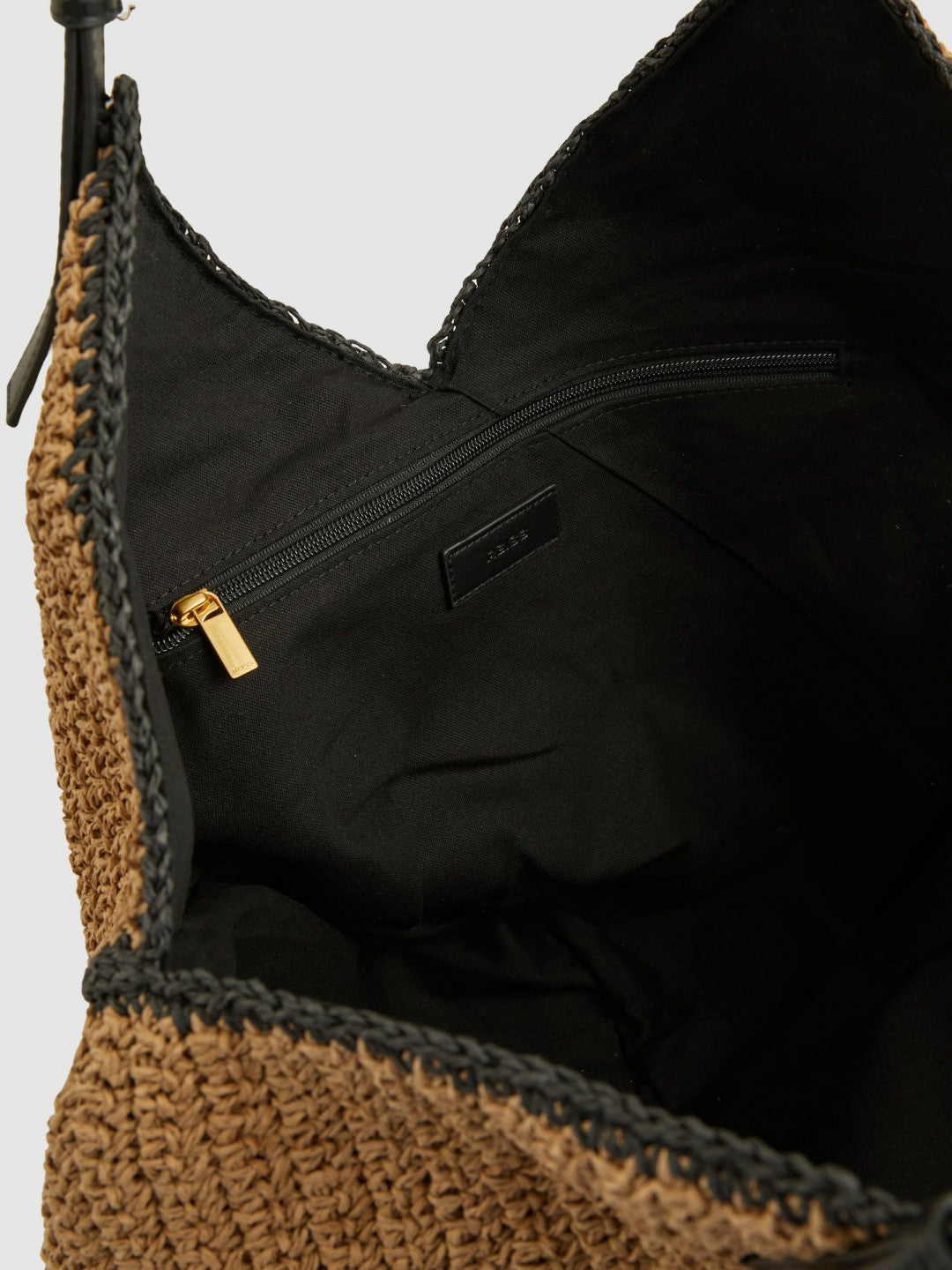 Raffia Ruffle Tote Bag in Natural Women | Reiss