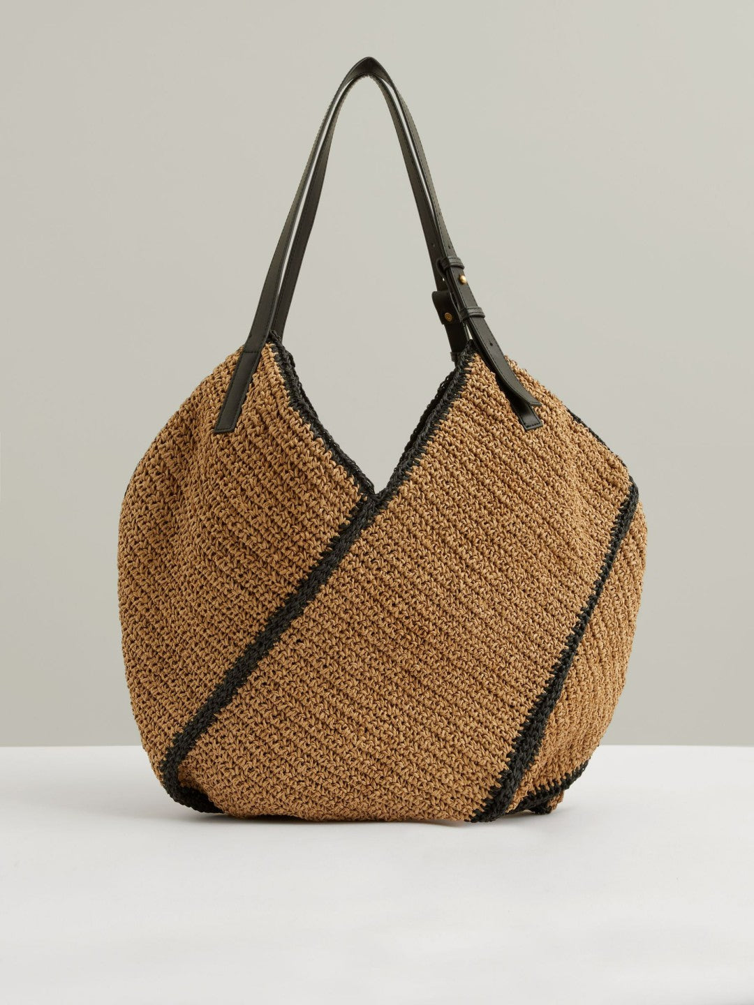 Raffia Ruffle Tote Bag in Natural Women | Reiss