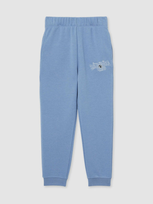 13-14 yrs SmileyWorld Cuffed Joggers Unisex Fit in Blue Children & Baby | Reiss
