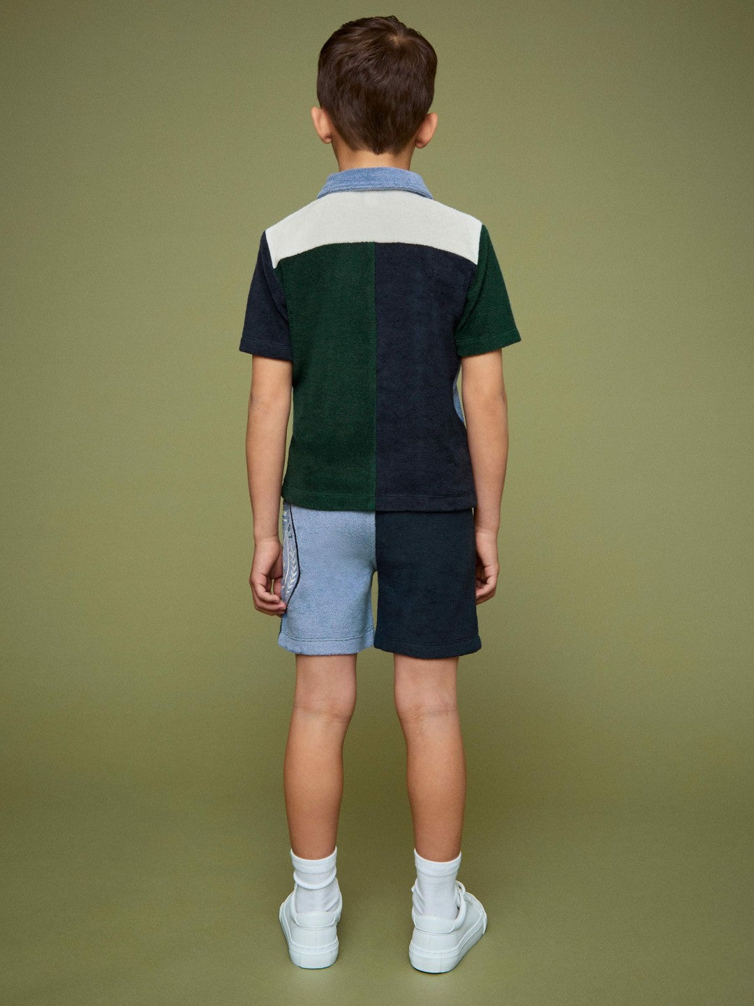 9-13 yrs SmileyWorld Towelling Shorts in Blue Children & Baby | Reiss