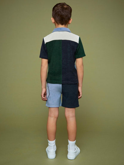 9-13 yrs SmileyWorld Towelling Shorts in Blue Children & Baby | Reiss