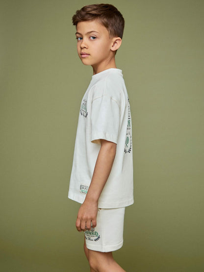 3-9 yrs SmileyWorld Oversize T-Shirt in White Children & Baby | Reiss