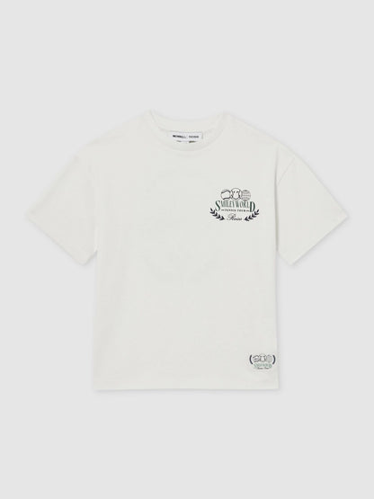 3-9 yrs SmileyWorld Oversize T-Shirt in White Children & Baby | Reiss