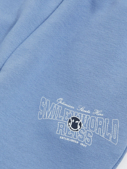 3-9 yrs SmileyWorld Cuffed Joggers Unisex Fit in Blue Children & Baby | Reiss