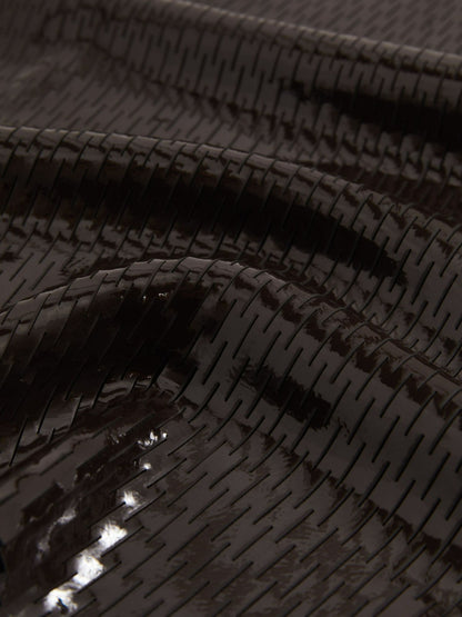 Atelier Laser-Cut Pencil Skirt in Chocolate Women | Reiss