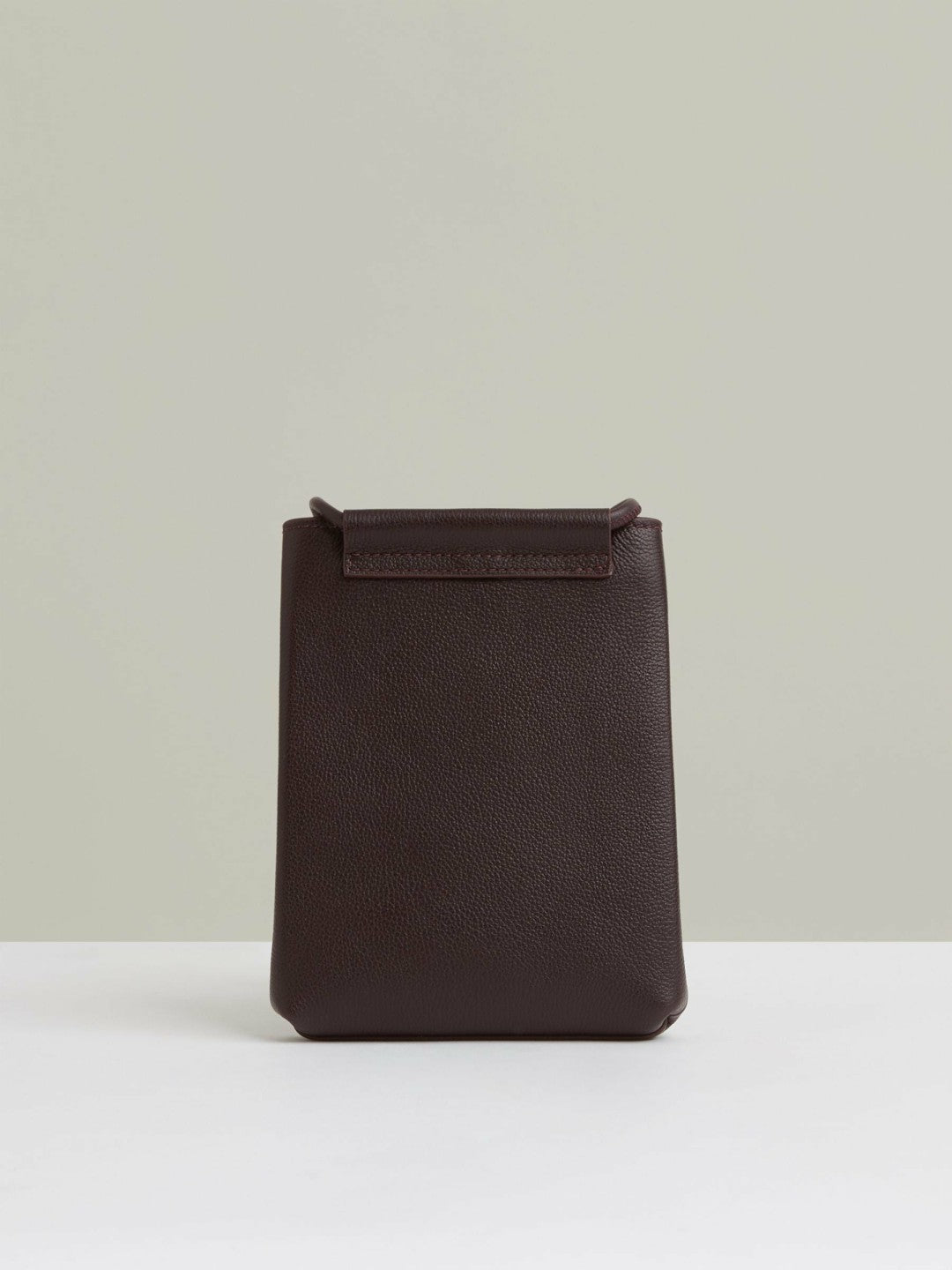 Leather Phone Holder in Oxblood Women | Reiss