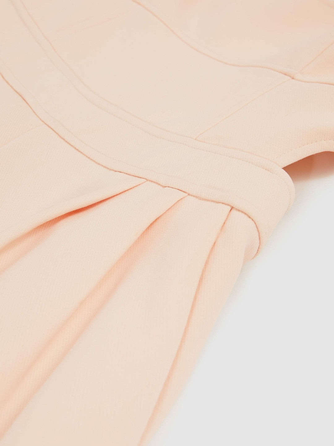 Wide-Leg Cut-Out Jumpsuit in Pale Pink Women | Reiss