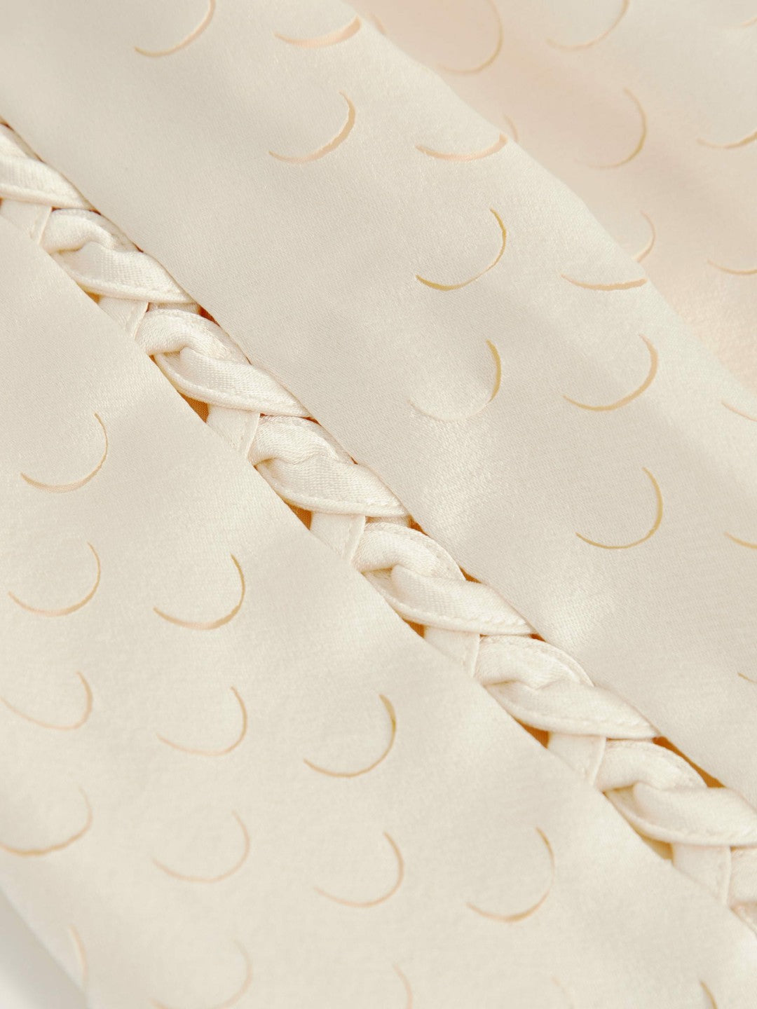 Laser Cut Drawstring Shorts in White Women | Reiss