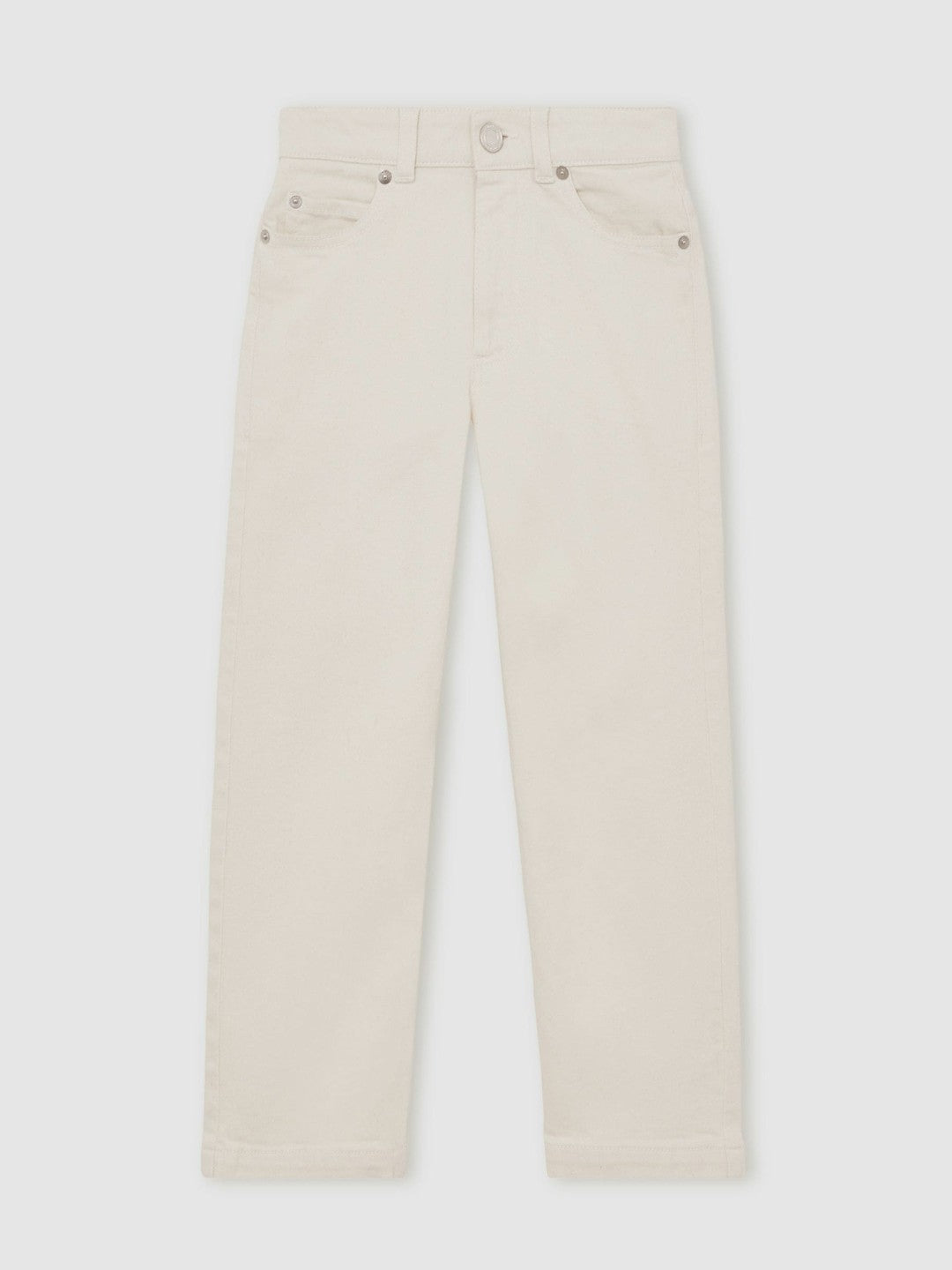 9-13 yrs Relaxed-Fit Jeans in Off White Children & Baby | Reiss