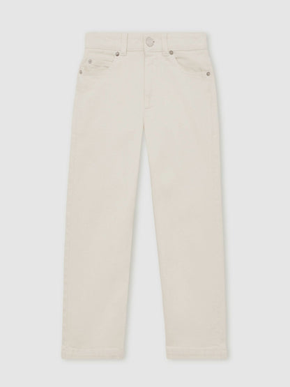 3-9 yrs Relaxed-Fit Jeans in Off White Children & Baby | Reiss