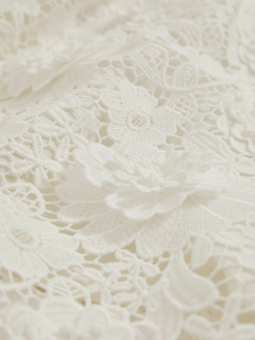 13-14 yrs Guipure-Lace Midi Dress in Ivory Children & Baby | Reiss