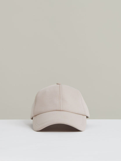 Jersey Logo-Embroidered Baseball Cap in Light Camel Men | Reiss