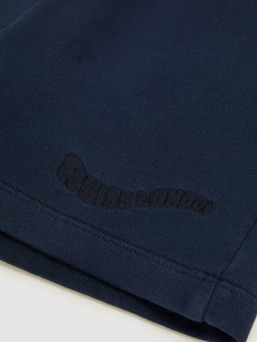 9-13 yrs Cotton Brand-Embroidered Shorts in Washed Navy Children & Baby | Reiss