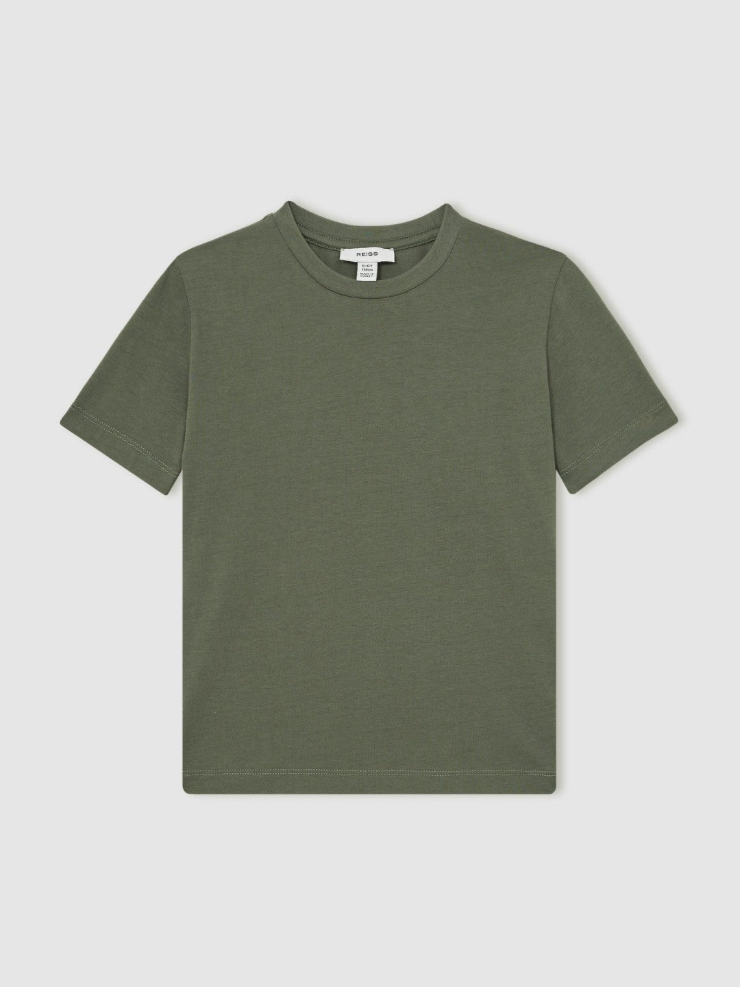 3-9 yrs Crew Neck T-Shirt in Dark Sage Children & Baby | Reiss