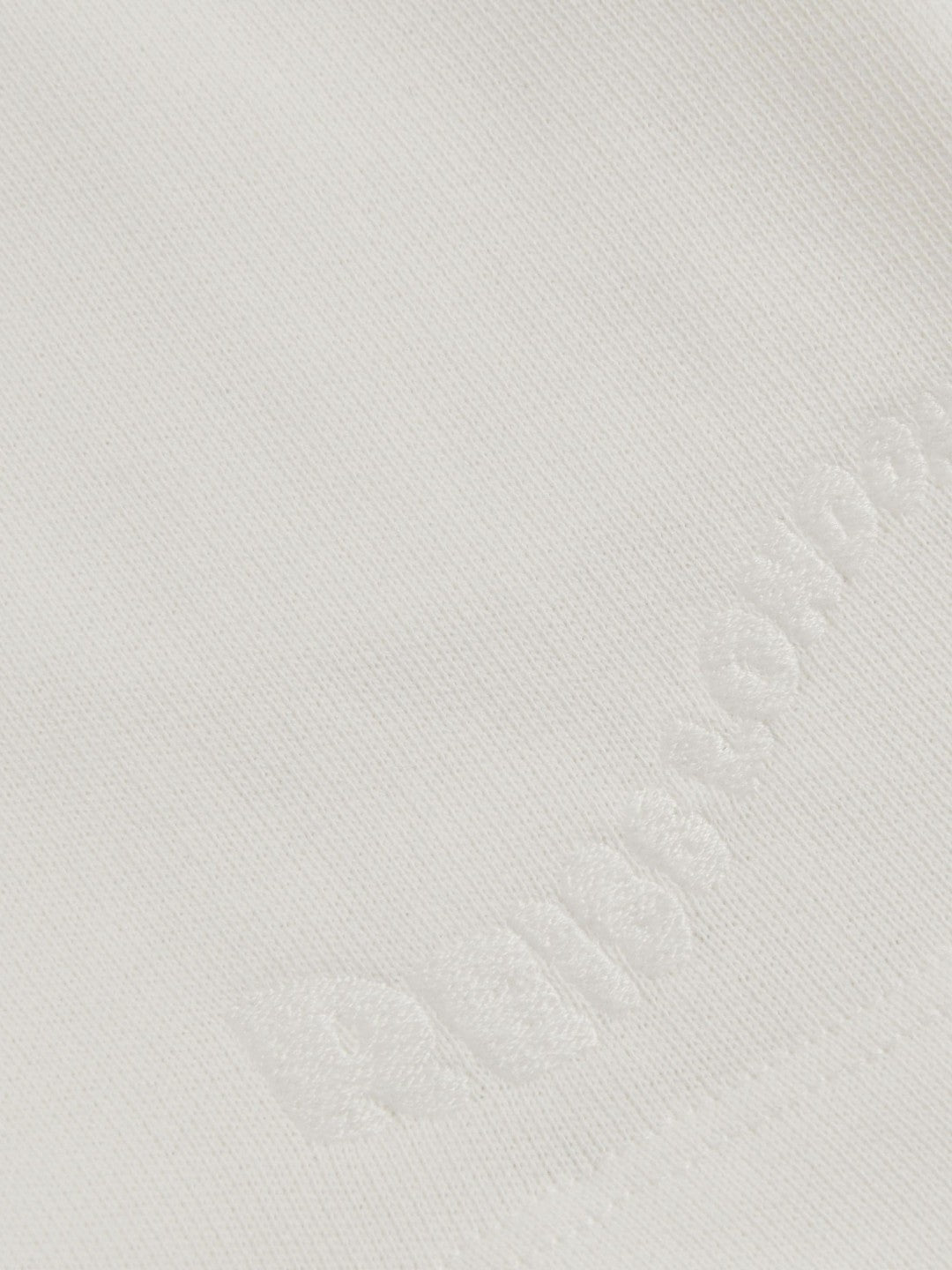 13-14 yrs Cotton Brand-Embroidered Shorts in Off White Children & Baby | Reiss