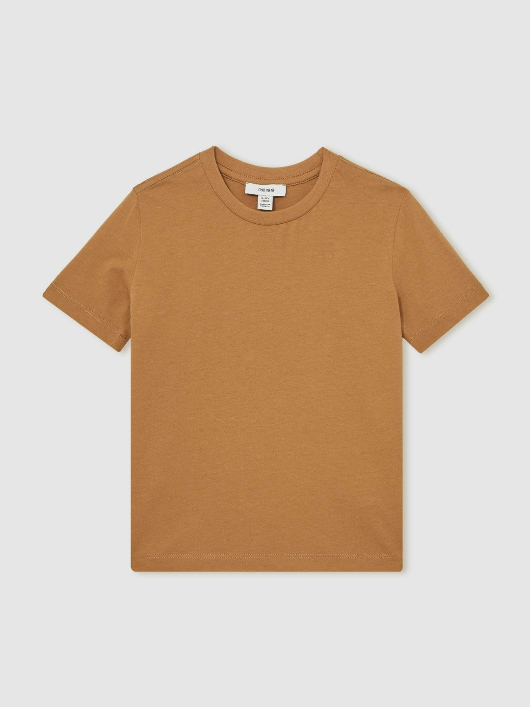 9-13 yrs Crew Neck T-Shirt in Tan Brown Children & Baby | Reiss