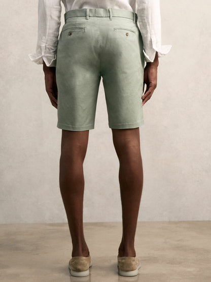 Short Length Casual Chino Shorts in Pistachio Men | Reiss