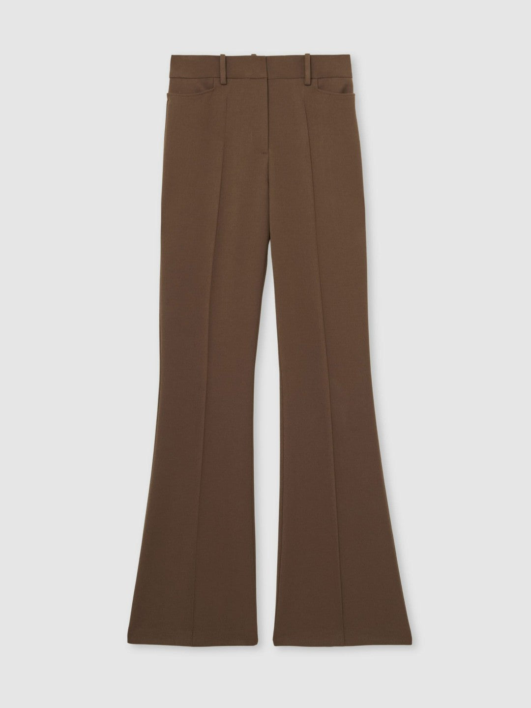Flared Suit Trousers in Mink Neutral Women | Reiss