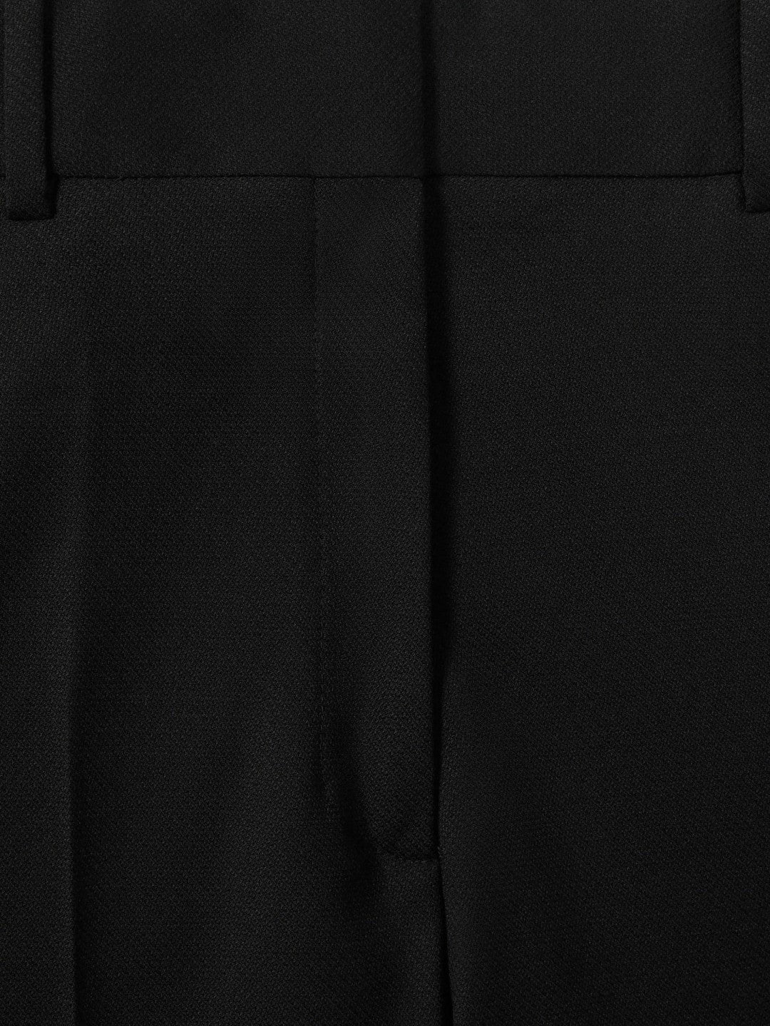 Petite Wool-Blend Wide-Leg Suit Trousers in Black Women | Reiss